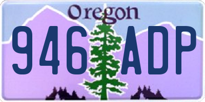 OR license plate 946ADP
