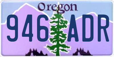 OR license plate 946ADR
