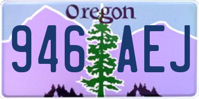 OR license plate 946AEJ