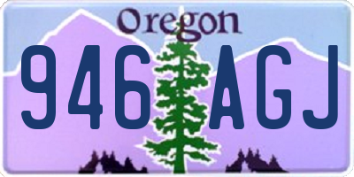 OR license plate 946AGJ