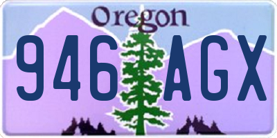 OR license plate 946AGX