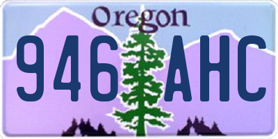 OR license plate 946AHC