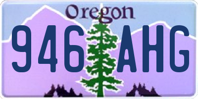 OR license plate 946AHG