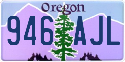 OR license plate 946AJL