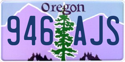 OR license plate 946AJS