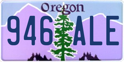 OR license plate 946ALE