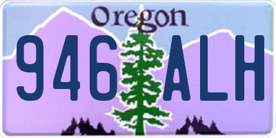 OR license plate 946ALH