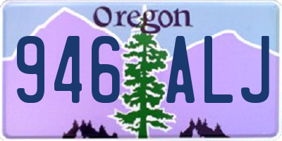 OR license plate 946ALJ