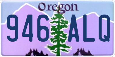 OR license plate 946ALQ