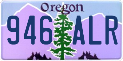 OR license plate 946ALR