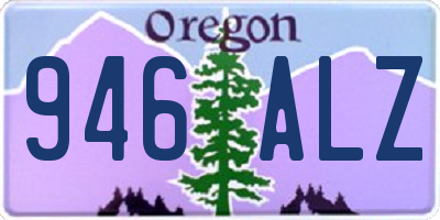 OR license plate 946ALZ