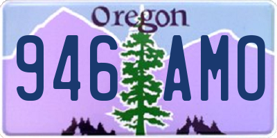 OR license plate 946AMO