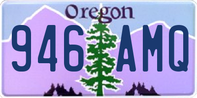 OR license plate 946AMQ