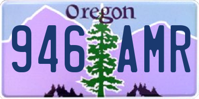 OR license plate 946AMR