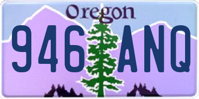 OR license plate 946ANQ