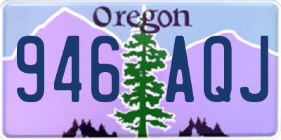 OR license plate 946AQJ