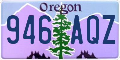 OR license plate 946AQZ