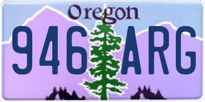 OR license plate 946ARG