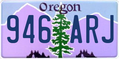 OR license plate 946ARJ
