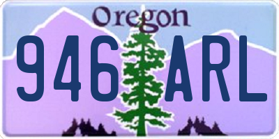 OR license plate 946ARL