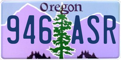 OR license plate 946ASR