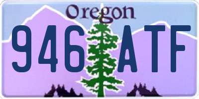 OR license plate 946ATF