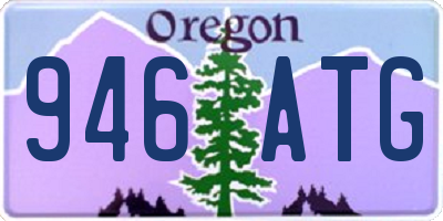 OR license plate 946ATG