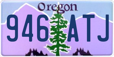 OR license plate 946ATJ