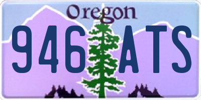 OR license plate 946ATS