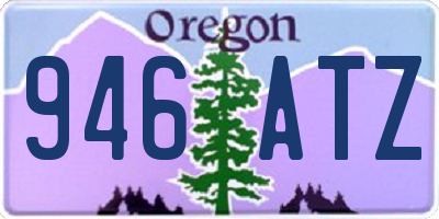 OR license plate 946ATZ