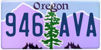 OR license plate 946AVA
