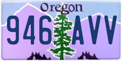 OR license plate 946AVV