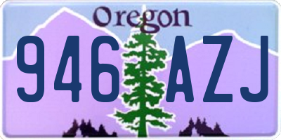 OR license plate 946AZJ
