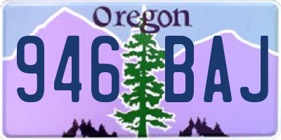 OR license plate 946BAJ