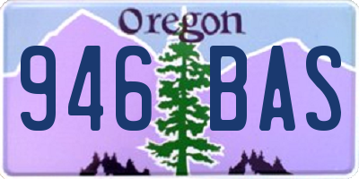 OR license plate 946BAS