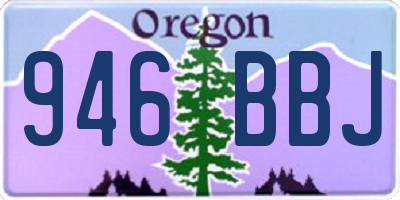 OR license plate 946BBJ