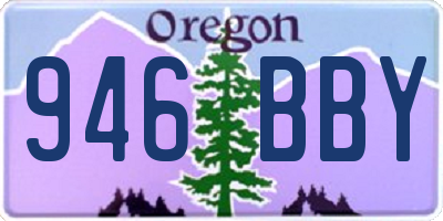 OR license plate 946BBY