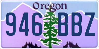 OR license plate 946BBZ