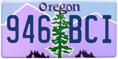 OR license plate 946BCI