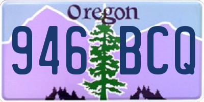 OR license plate 946BCQ