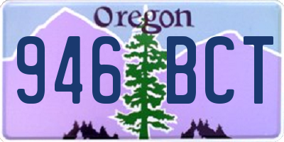 OR license plate 946BCT