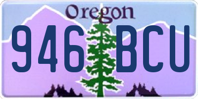 OR license plate 946BCU