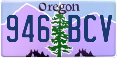 OR license plate 946BCV