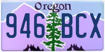 OR license plate 946BCX