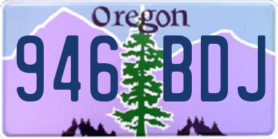 OR license plate 946BDJ