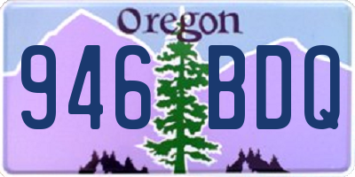 OR license plate 946BDQ