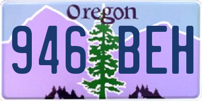 OR license plate 946BEH