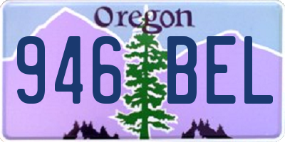 OR license plate 946BEL