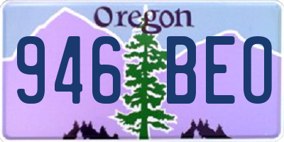 OR license plate 946BEO
