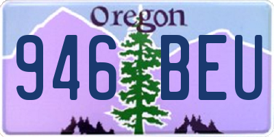 OR license plate 946BEU